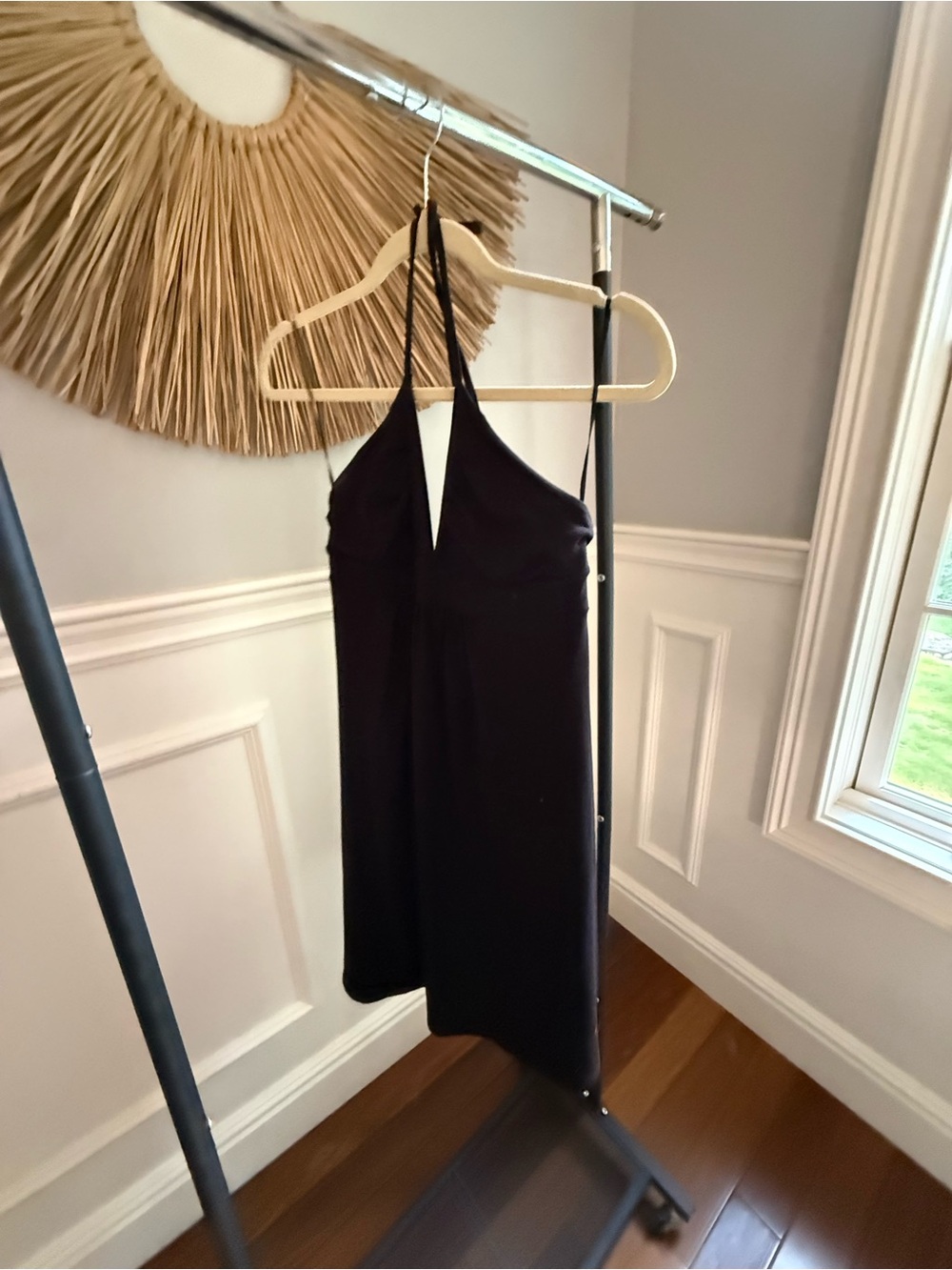 Susana Monaco Black Halter Mini Dress